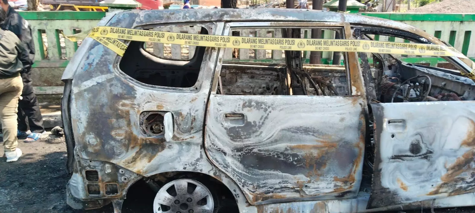 Mobil warga Boyolali terbakar di Kawasan BBI Salatiga