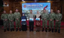 Ahli waris prajurit gugur saat HUT ke-80 TNI dapat santunan