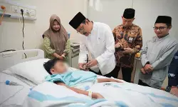 Gus Ipul jenguk santri Haical, penanganan korban jadi prioritas Pemerintah