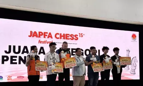 Fabian Glenn Mariano segel juara JAPFA Chess Festival 2025 Fabian Glenn Mariano segel juara JAPFA Chess Festival 2025