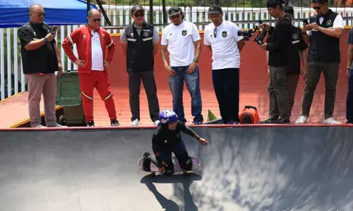 Tinjau Pelatnas Skateboard dan Panahan, CdM SEA Games 2025 pastikan kesiapan Tinjau Pelatnas Skateboard dan Panahan, CdM SEA Games 2025 pastikan kesiapan