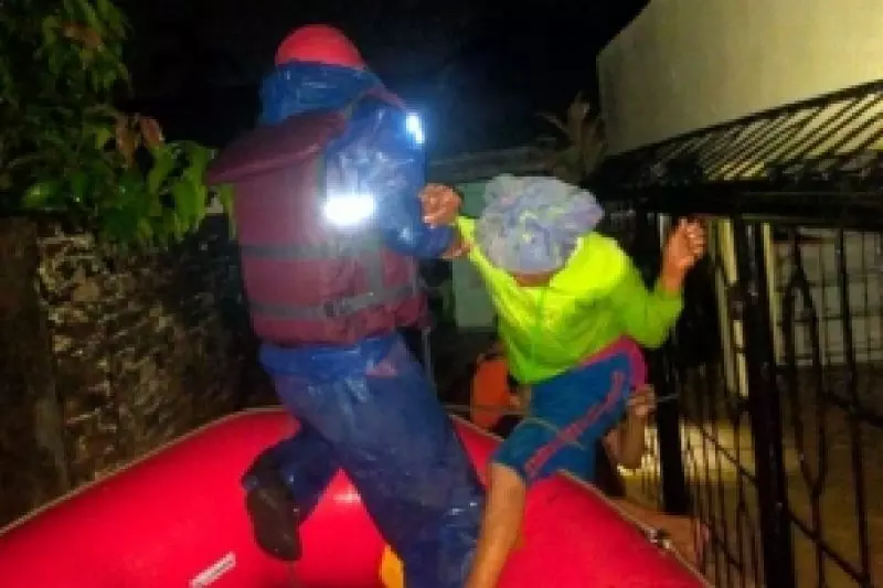 Pusdalops mencatat 194 jiwa dari 80 KK terdampak banjir di Kota Medan Pusdalops mencatat 194 jiwa dari 80 KK terdampak banjir di Kota Medan