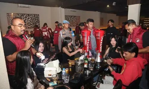 Polda Kepri gelar razia antinarkoba di 11 tempat hiburan Batam