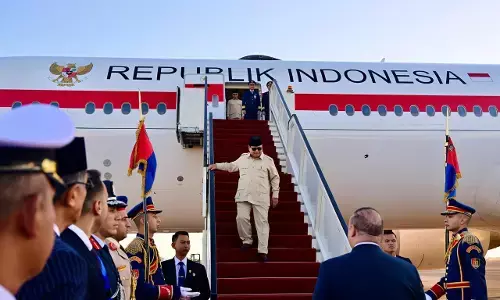 Tiba di Mesir, Presiden Prabowo hadiri KTT Perdamaian Sharm El-Sheikh Tiba di Mesir, Presiden Prabowo hadiri KTT Perdamaian Sharm El-Sheikh