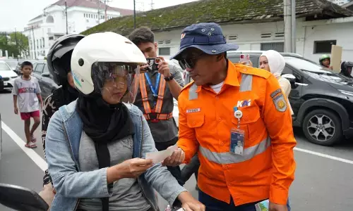 KAI Sumut gandeng komunitas gelar sosialisasi keselamatan di perlintasan sebidang