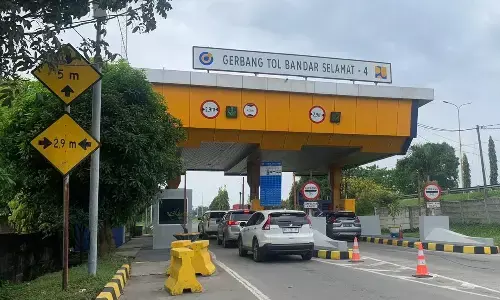 Tingkatkan pelayanan Jasa Marga siapkan tiga unit OAB Gerbang Tol Bandar Selamat 4 Tingkatkan pelayanan Jasa Marga siapkan tiga unit OAB Gerbang Tol Bandar Selamat 4
