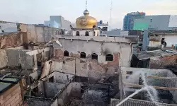 Puluhan rumah petak di Penjaringan terbakar Puluhan rumah petak di Penjaringan terbakar