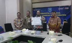 Pemkot Tegal lakukan PKS OP4D dengan DJP dan DJPK secara daring