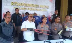 Satreskrim Polres Purwakarta tangkap sindikat pembobol mini market lintas kabupaten