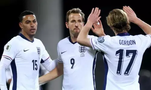 Inggris jadi tim Eropa pertama lolos ke Piala Dunia usai sikat Latvia Inggris jadi tim Eropa pertama lolos ke Piala Dunia usai sikat Latvia