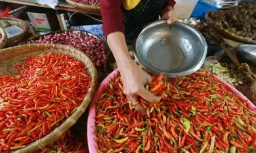 Bapanas: Harga cabai rawit Rp42.405/kg, bawang merah Rp38.540/kg