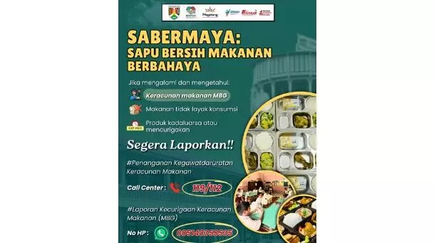 Pemkot Magelang buka kanal Sabermaya untuk laporan insiden keamanan makanan Pemkot Magelang buka kanal Sabermaya untuk laporan insiden keamanan makanan