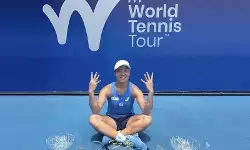 Janice Tjen dan Priska Nugroho bersiap untuk perempat final Jinan Open