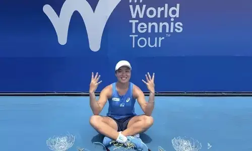 Janice Tjen dan Priska Nugroho bersiap untuk perempat final Jinan Open Janice Tjen dan Priska Nugroho bersiap untuk perempat final Jinan Open