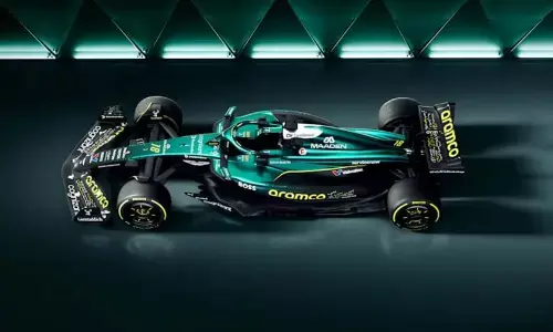 Aston Martin perkenalkan livery spesial untuk GP Amerika Serikat Aston Martin perkenalkan livery spesial untuk GP Amerika Serikat