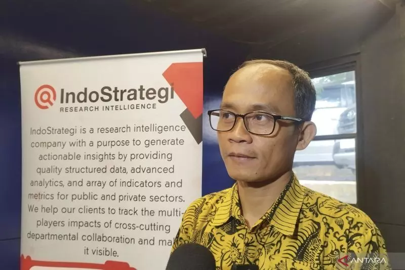Survei IndoStrategi setahun Prabowo: Muti tertinggi, Bahlil terendah Survei IndoStrategi setahun Prabowo: Muti tertinggi, Bahlil terendah