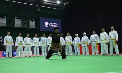 `Buka Gelanggang`, tradisi mengawali 271 pesilat adu jurus di ajang PON Bela Diri Kudus 2025 `Buka Gelanggang`, tradisi mengawali 271 pesilat adu jurus di ajang PON Bela Diri Kudus 2025