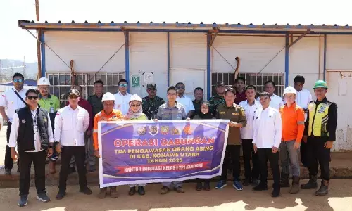 Imigrasi operasi gabungan sidak izin TKA di perusahaan tambang Konut Imigrasi operasi gabungan sidak izin TKA di perusahaan tambang Konut