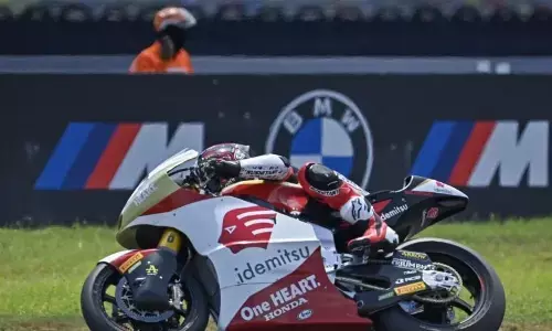 Mario Aji start ke-16 di Moto2 Australia, Kelso cetak rekor di Moto3 Mario Aji start ke-16 di Moto2 Australia, Kelso cetak rekor di Moto3