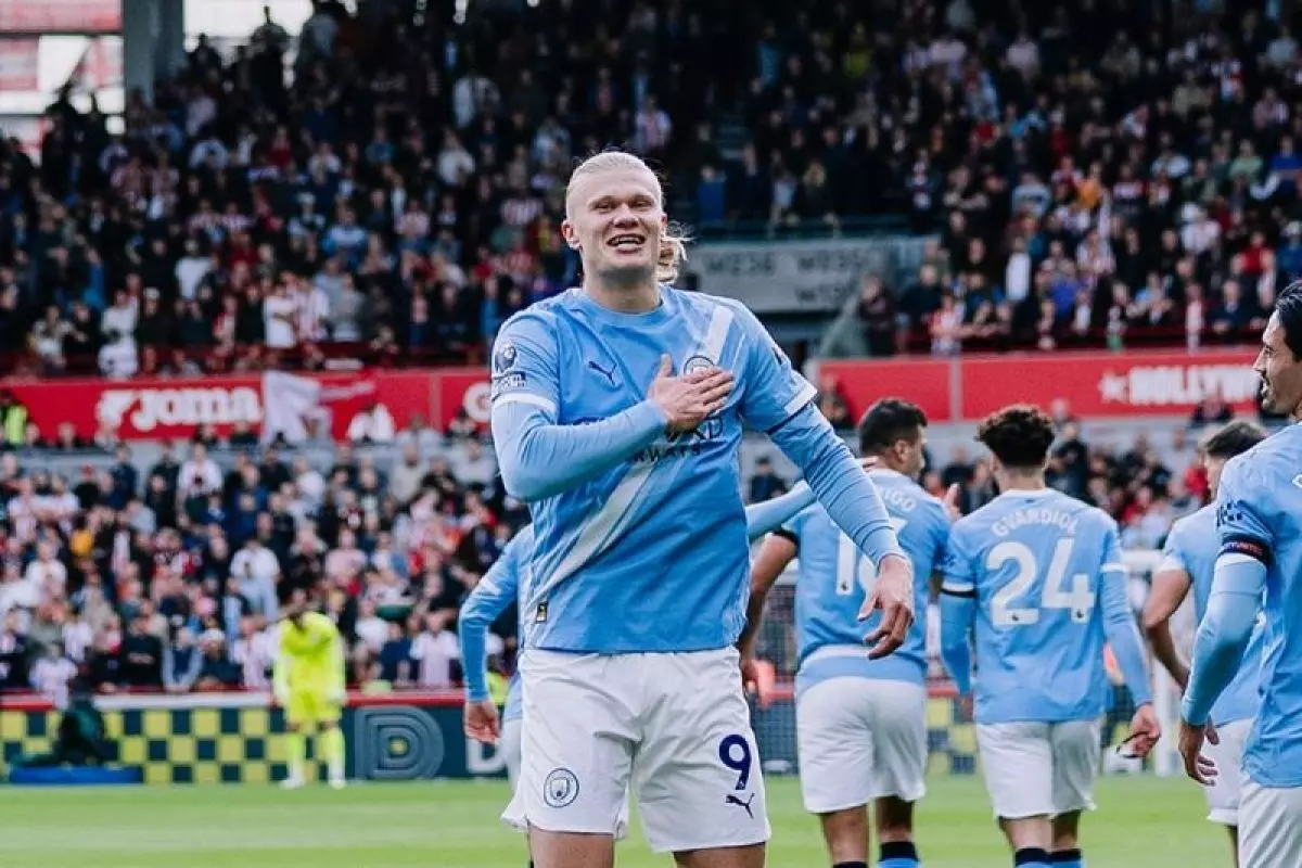 Haaland antar Man City kuasai puncak Liga Inggris Haaland antar Man City kuasai puncak Liga Inggris