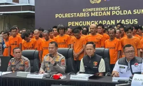 Polrestabes tangkap 87 tersangka dari 61 kasus selama delapan hari