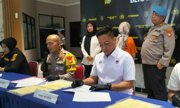 Polres Bekasi ringkus penipu modus tanah kavling Polres Bekasi ringkus penipu modus tanah kavling