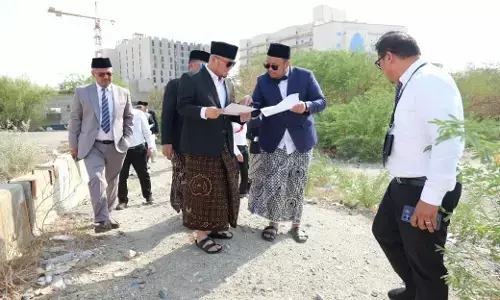 Wamenhaj tinjau lokasi yang diproyeksikan Kampung Haji Indonesia di Makkah