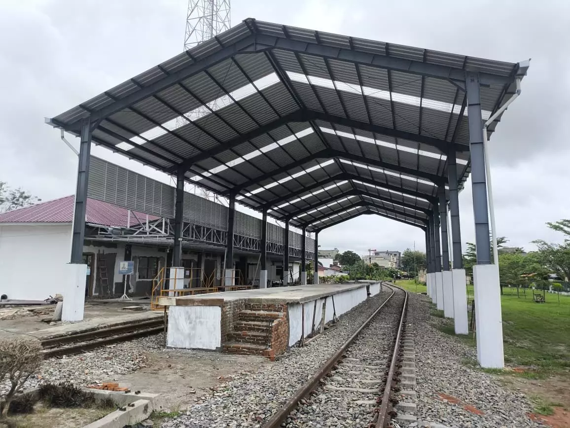 Wujudkan layanan prima, KAI Sumut benahi dan perluas Stasiun Perbaungan Wujudkan layanan prima, KAI Sumut benahi dan perluas Stasiun Perbaungan