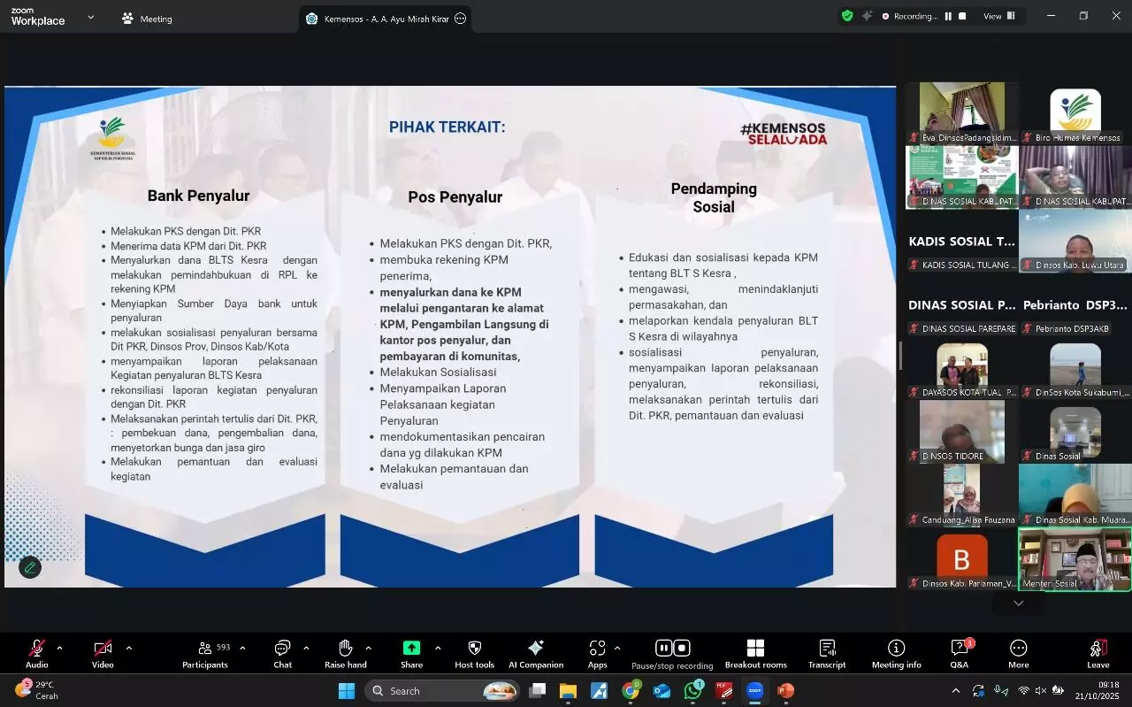 Mensos ajak Pemda kawal penyaluran bansos tambahan Rp30 T Mensos ajak Pemda kawal penyaluran bansos tambahan Rp30 T