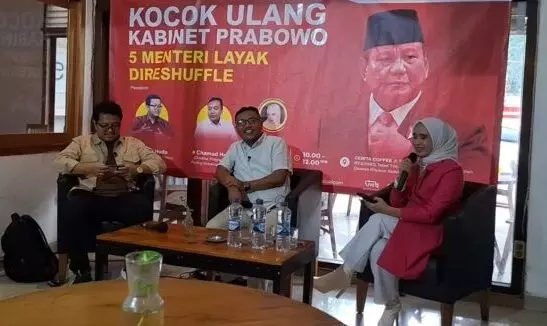 Survei CELIOS: Kinerja Kabinet Prabowo-Gibran dapat nilai 3 dari 10, 96% minta menteri mundur Survei CELIOS: Kinerja Kabinet Prabowo-Gibran dapat nilai 3 dari 10, 96% minta menteri mundur