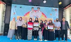 Tumbuhkan semangat literasi, ratusan siswa Brebes ikuti lomba paduan suara