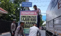 Polres Situbondo terapkan rekayasa lalu lintas selama perbaikan jalan