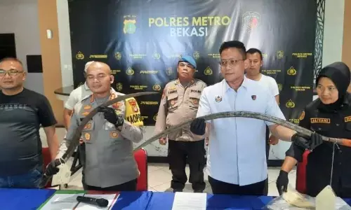 Polres Bekasi ringkus ABH usai pengeroyokan berujung maut Polres Bekasi ringkus ABH usai pengeroyokan berujung maut