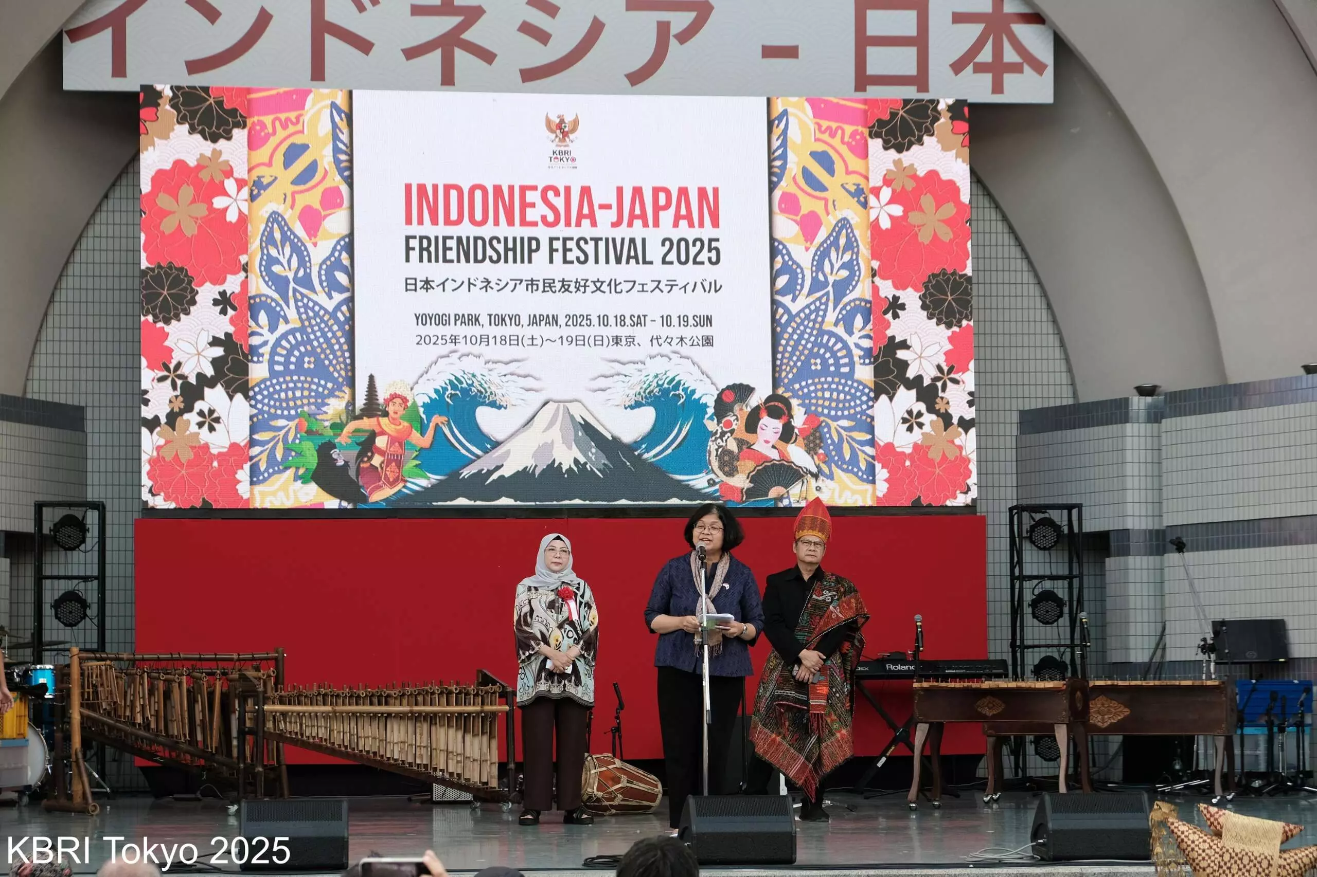 KUAI KBRI Tokyo resmi buka Indonesia Japan Friendship Festival 2025