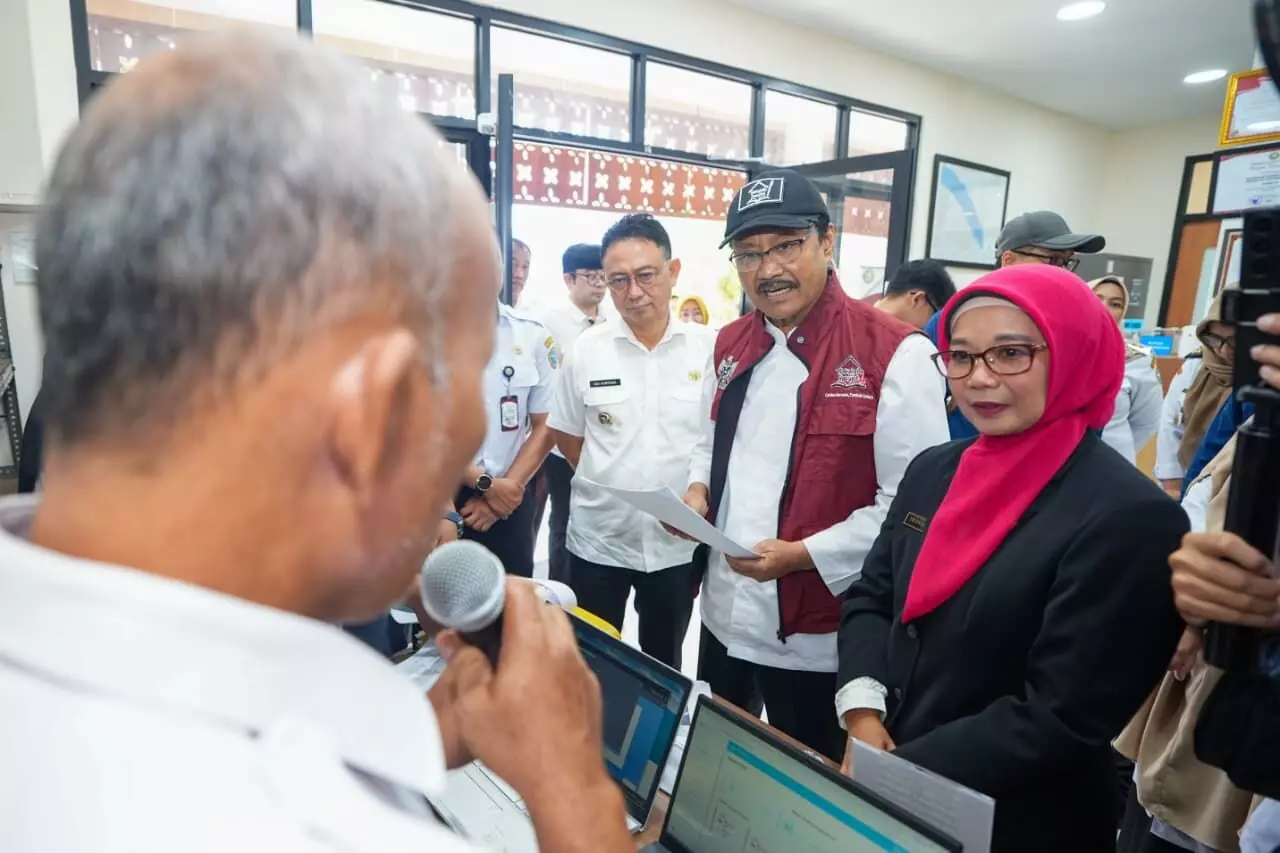 Tinjau Puskesos Sungai Jawi Luar Pontianak,  Gus Ipul: Ujung tombak data dan layanan