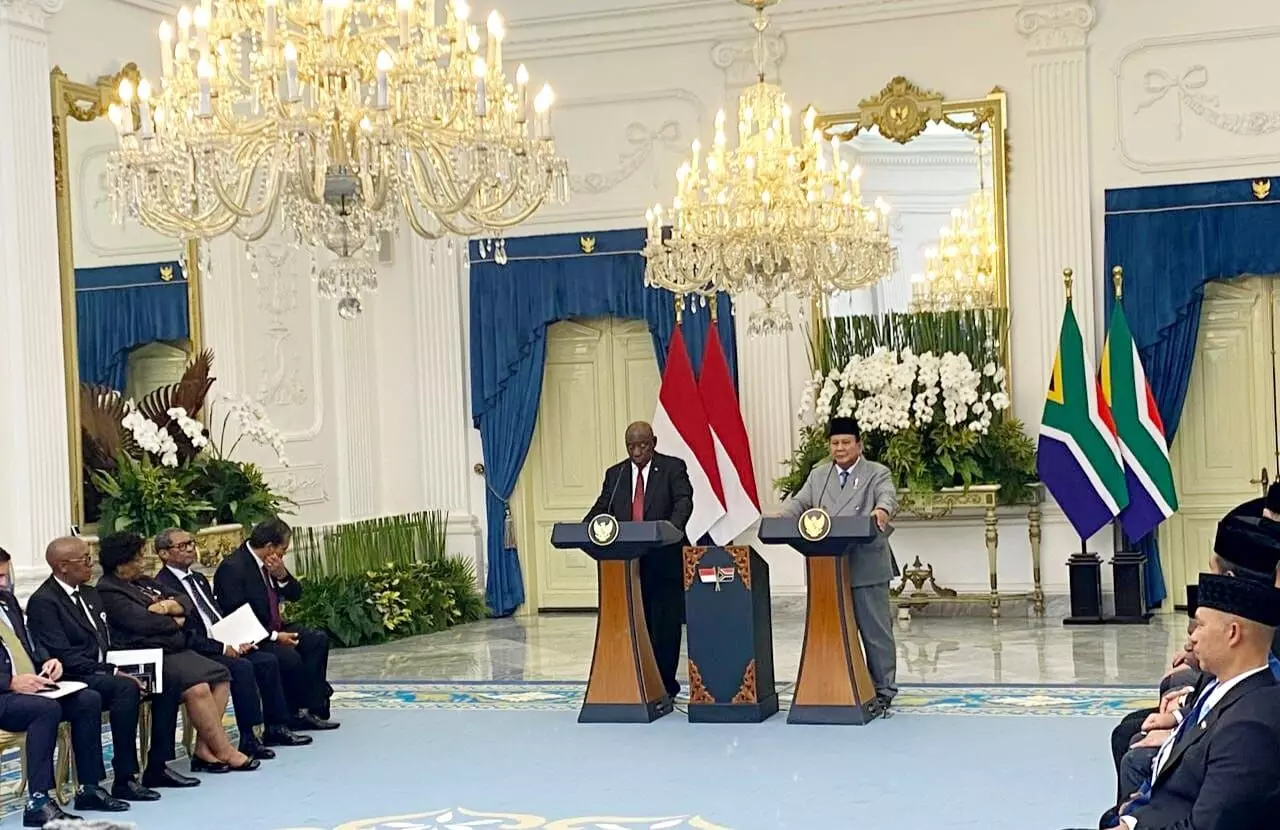 Prabowo: Kunjungan Presiden Ramaphosa jadi tonggak penting hubungan RI-Afrika Selatan Prabowo: Kunjungan Presiden Ramaphosa jadi tonggak penting hubungan RI-Afrika Selatan