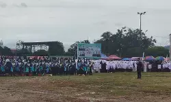 Bupati Labuhanbatu pimpin upacara peringatan Hari Santri Tahun 2025