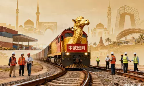 Cetak biru Tiongkok: Kontribusi eksternal · Jalur Sutra Cetak biru Tiongkok: Kontribusi eksternal · Jalur Sutra