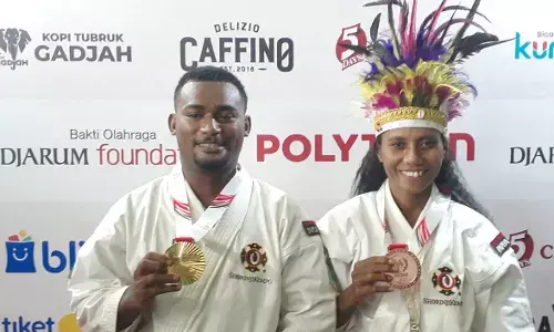 PON Bela Diri Kudus jadi debut terakhir atlet shorinji kempo Papua Barat Kristin Hilda Silubun PON Bela Diri Kudus jadi debut terakhir atlet shorinji kempo Papua Barat Kristin Hilda Silubun