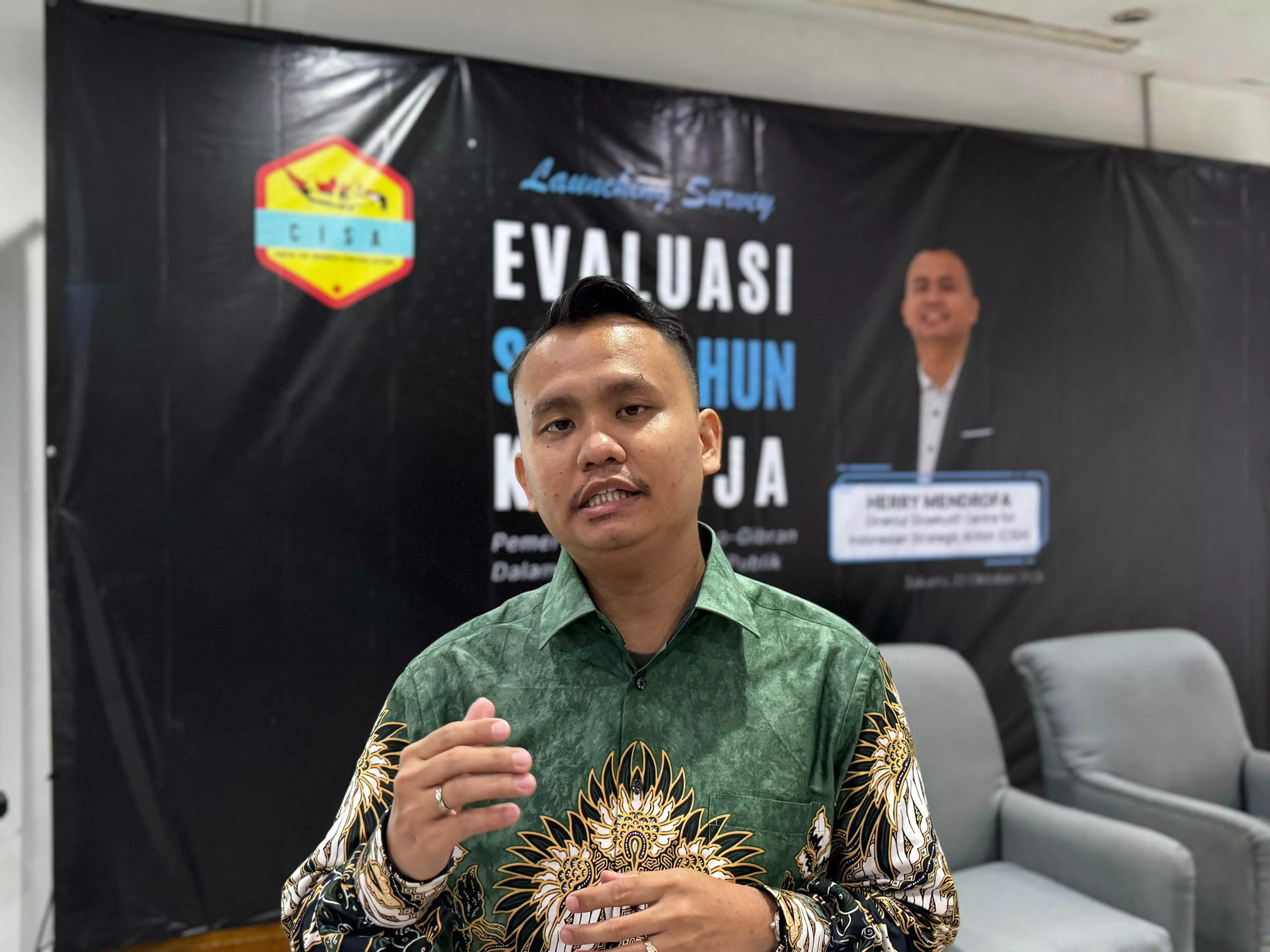 Survei CISA: 74,8 Persen masyarakat puas dengan kinerja Wapres Gibran Survei CISA: 74,8 Persen masyarakat puas dengan kinerja Wapres Gibran