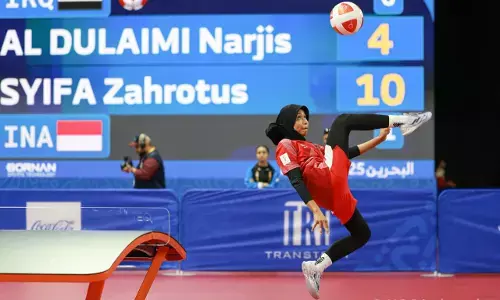 Atlet teqball Indonesia Syifa raih perunggu di Asian Youth Games Bahrain 2025