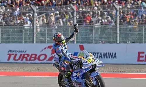 Aldeguer pimpin FP1 MotoGP Malaysia di tengah guyuran hujan