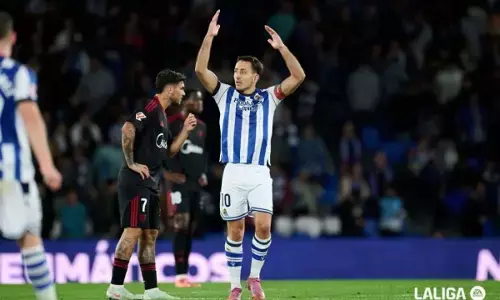 Sociedad lepas dari zona degradasi usai tundukkan Sevilla Sociedad lepas dari zona degradasi usai tundukkan Sevilla