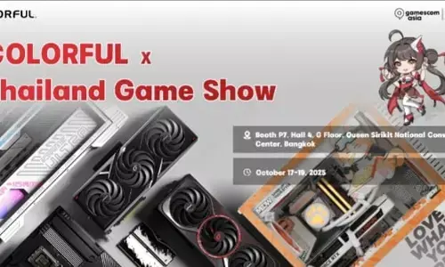 Pamerkan inovasi baru, Colorful ikuti ajang Thailand Game Show 2025