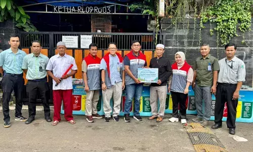 Elnusa dukung Gerakan Warga Peduli Lingkungan di Cilandak Timur, hadirkan fasilitas sampah terpilah
