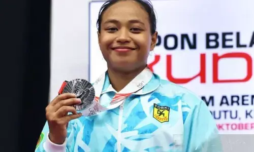Karate tambah medali bagi Maluku di PON Bela Diri 2025