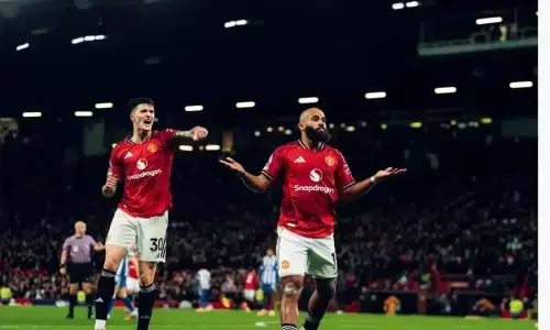 MU perpanjang rekor menang usai hajar Brighton 4-2 MU perpanjang rekor menang usai hajar Brighton 4-2
