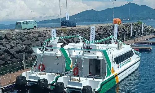 Kapal bantuan BAZNAS dukung sosialisasi dan pelayanan di perbatasan Sulut Kapal bantuan BAZNAS dukung sosialisasi dan pelayanan di perbatasan Sulut
