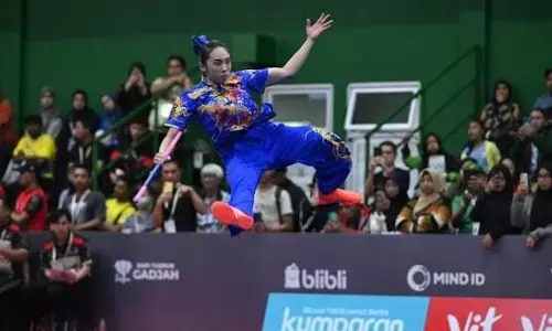 Berburu medali, karate, ju-jitsu dan wushu PON Bela Diri Kudus demi raih juara umum Berburu medali, karate, ju-jitsu dan wushu PON Bela Diri Kudus demi raih juara umum