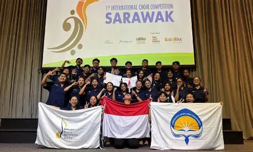PSM UAJY raih juara di ajang Internasional The 1st Sarawak Choir Competition PSM UAJY raih juara di ajang Internasional The 1st Sarawak Choir Competition